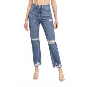 NEW JBD. peyton high rise straight leg jeans in medium wash